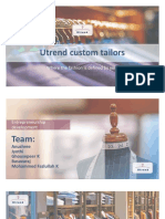 Utrend Custom Tailors: Where The Fashion Is Defined by You!