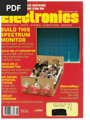 Radio Electronics September 1989 PDF | PDF | Videocassette Radio Electronics September 1989 PDF | PDF | Videocassette
