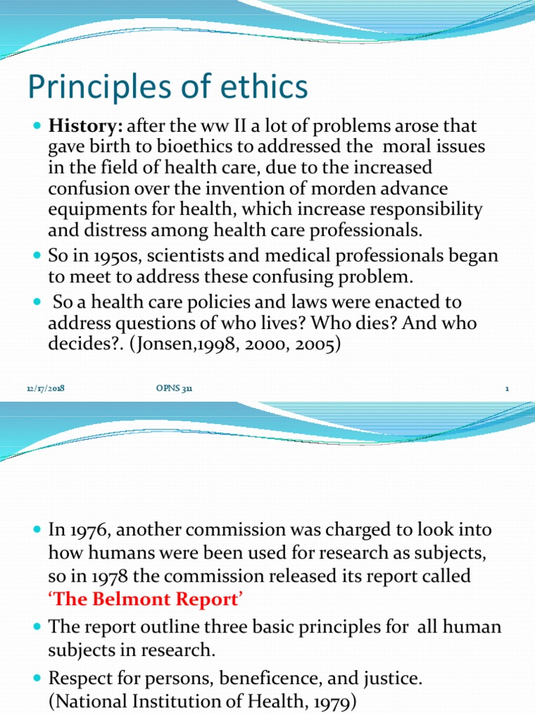 Key Principles of Healthcare Ethics | PDF | Autonomy | Bioethics