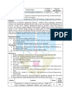 Chemical Engineering Design Course