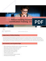Ethical Hacking Foundation Certification Training Brochure