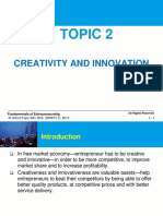 Topic 2 Creativity and Innovation