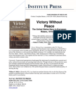 PRESS RELEASE: Victory Without Peace