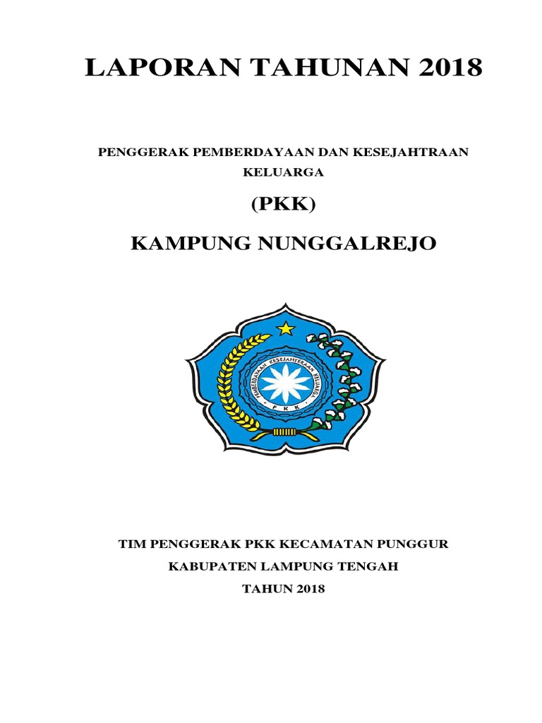 20++ Contoh Laporan Tahunan Pkk Pdf | My Tugas