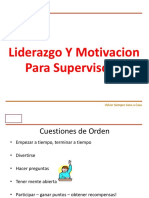 Liderazgo y Motivación para Supervisores