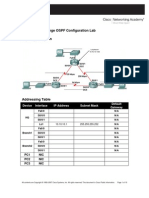 Lab Practise Challenge OSPF Configuration