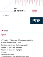 Lte 3gpp Release 12 Et 13