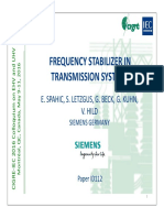 Frequency Stabilization in Transmission