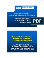 1) Organización Administrativa PDF