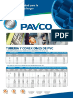 Catalogo de Tuberias A Presion NTP 399.166 - 2008 - PAVCO PDF
