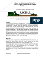 Estudo de Caso em Cobertura de Telha Pre Fabricada Tipo W Com Ocorrencia de Colapso Parcial