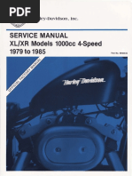 サービスマニュアル 1979スポーツスター XL/XR1979 to 1984 Harley Davidson 1979 to1984 XL / XR Sportster Service Manual P/N