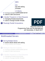 Serving Multiple Clients: Programming Tools (MCS 275) Multithreaded Servers