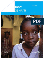 UNICEF Los Ninos y Ninas de Haiti Un Ano Despues