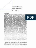 The Colometric Structure