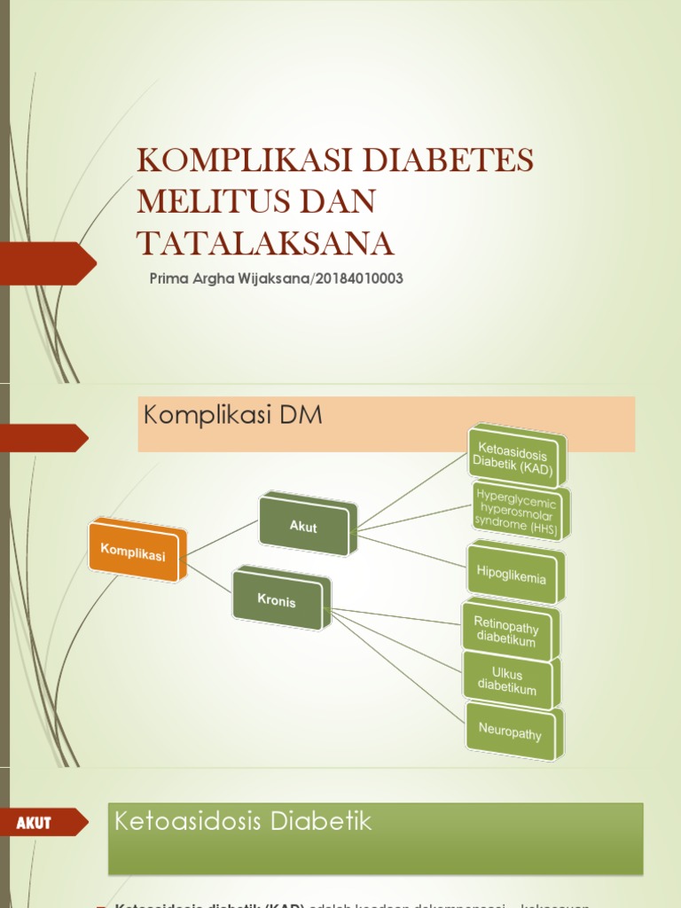 Komplikasi Diabetes Melitus Dan Tatalaksana | PDF