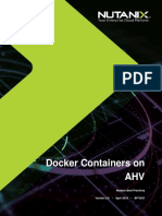 Docker Containers On AHV