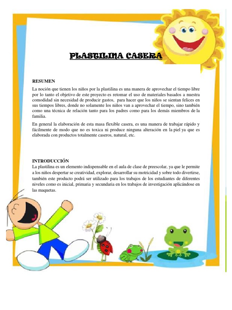 Plastilina Casera, PDF, Educación primaria