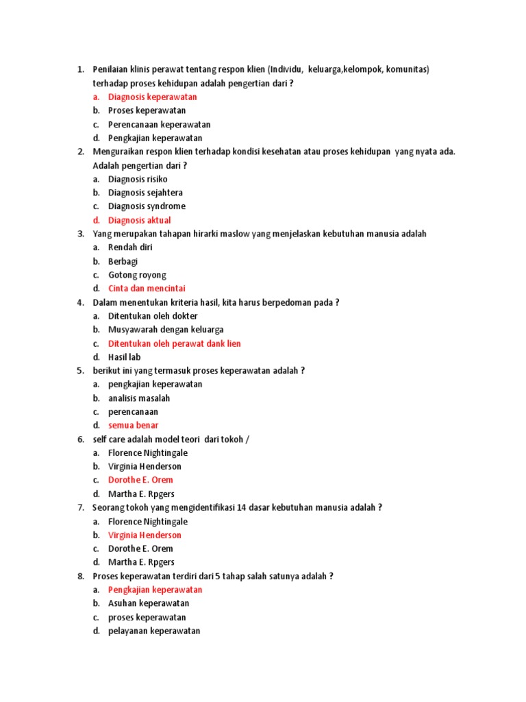 Soal Dan Jawaban Kdk