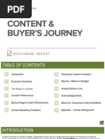 Content & Buyer's Journey Benchmark Report