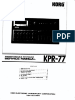 Korg KPR 77 Schematics