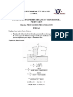 Tarea 2 Procesos  de Mecanizacion