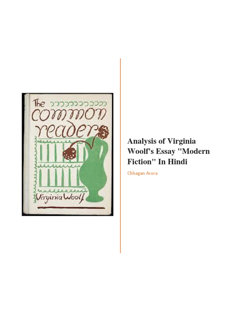 Virginia Woolf's Modern Fiction Analysis | PDF | Virginia Woolf ...
