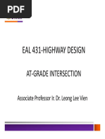 At Grade Intersectiom