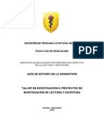 Guia Taller Investigación II Herbert Robles Lye2018