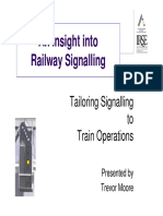 Tailoring Signalling to Train Operations (T Moore)