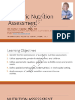 Pediatric Nutrition Assessment Final Farah