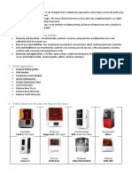 Dental 3D Printing Technologies