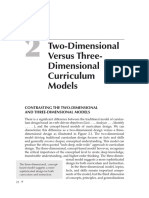 Two-Dimensional Versus Three-Dimensional Curriculum Models