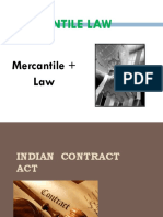 Lecture1-2 - Mercantile Law & Indian Contract Act and Essentials of Valid Contract