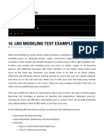 LBO Analysis