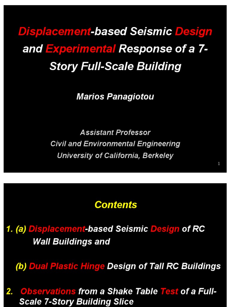 Seismic Design for Engineers | PDF | Deformation (Engineering ...