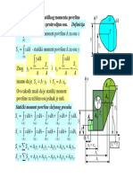 Geometrijske Karakteristike Ravnih Preseka. Savijanje Naponi Itd