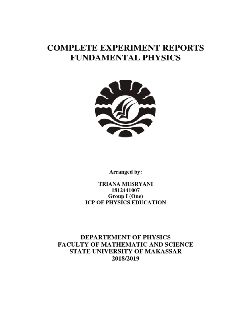 Complete Physics Experiment Reports | PDF | Natural Sciences | Physics