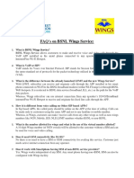 FAQ's On BSNL Wings Service