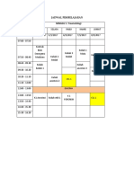 Jadwal Minggu I Blok Emergency