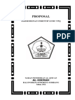 PROPOSAL Insentif Guru TPQ Al Hikmah