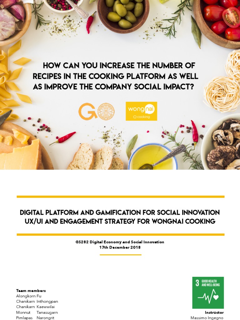 Engaging Users on Wongnai Cooking | PDF | Social Media | Popular ...