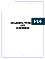 9.recurring Payments and Deductions