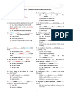 Part 2 - Sample Test Transcript Gap Filling: Turn (B Traffic Lights (B