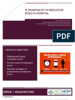 Strategies to Reduce Medication Errors in Hospitals