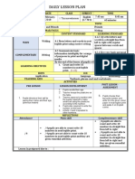 Daily English Lesson Plan