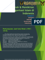 Sejarah & Pemikiran Organisasi Islam Di Indonesia KLP 2