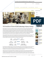 The Formation of Amine Exudate (Blushing) of Epoxy Coatings