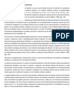 Relación de La Epistemología y El Derecho