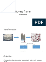 Roving Frame Process